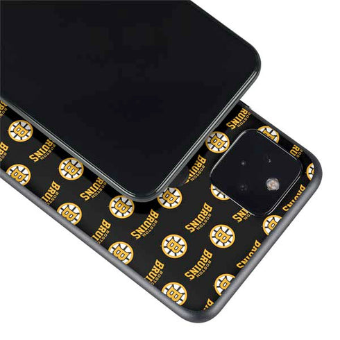 NHL Boston Bruins Pattern Google Pixel 4a 5G Skin